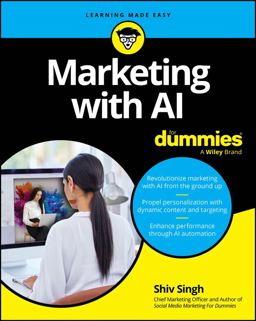 Marketing with AI for Dummies  9781394237197 Front Cover