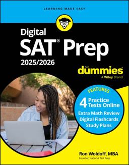     DIGITAL SAT PREP 2025/2026 F/DUMMIE  9781394258277 Front Cover