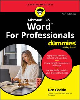 Microsoft 365 Word for Professionals for Dummies