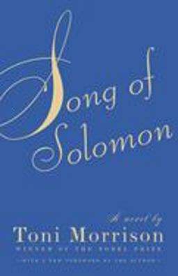 Song of Solomon A Novel  9781400033423 Front Cover