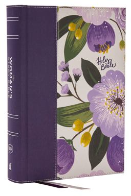 Kjv, the Woman's Study Bible, Cloth over Board, Purple Floral, Red Letter, Full-Color Edition, Comfort Print