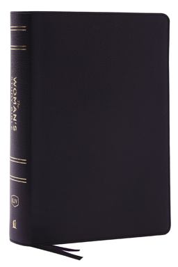 Kjv, the Woman's Study Bible, Genuine Leather, Black, Red Letter, Full-Color Edition, Thumb Indexed, Comfort Print