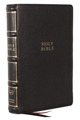 KJV Holy Bible: Compact Bible with 43,000 Center-Column Cross References, Black Leather (Red Letter, Comfort Print, King James Version)