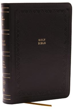 KJV Compact Bible W 43,000 Cross References, Black Leathersoft, Red Letter, Comfort Print