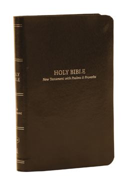 Kjv, Pocket New Testament with Psalms And Proverbs, Leatherflex, Brown, Red Letter, Comfort Print