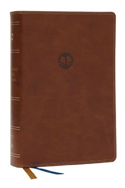Enduring Word Study Bible: Pastoral Commentary from Every Chapter of the Bible (NKJV, Brown Leathersoft, Red Letter, Comfort Print, Thumb Indexed)