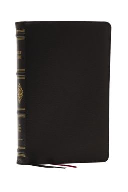 KJV, Personal Size Reference Bible, Sovereign Collection, Black Premium Goatskin