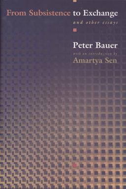 From Subsistence to Exchange and Other Essays 2009 9781400824649 Front Cover