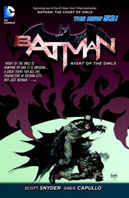 Batman: Night of the Owls (the New 52)  9781401242527 Front Cover