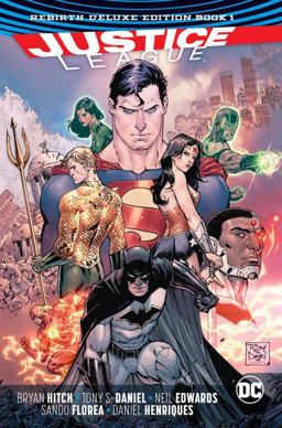 Justice League Rebirth Deluxe Ed Book 1  9781401271138 Front Cover