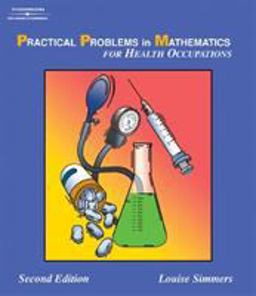 Practical Problems in Math for Health Occupations 2nd 9781401840013 Front Cover