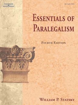 Essentials of Paralegalism