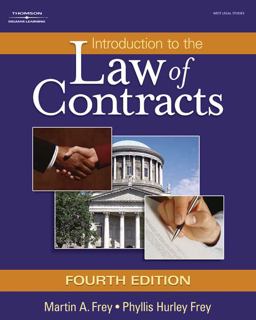 Introduction to the Law of Contracts 4th 9781401864712 Front Cover