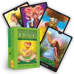 Psychic Tarot for the Heart Oracle Deck A 65-Card Deck and Guidebook  9781401940256 Front Cover