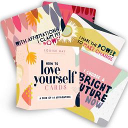How to Love Yourself Cards Self-Love Cards with 64 Positive Affirmations for Daily Wisdom and Inspiration  9781401954444 Front Cover