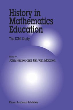 History in Mathematics Education  9781402009426 Front Cover