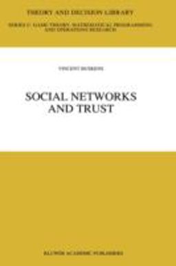 Social Networks and Trust 2nd 2002 9781402070105 Front Cover