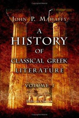 A History of Classical Greek Literature