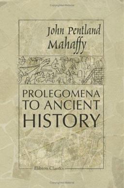 Prolegomena to Ancient History