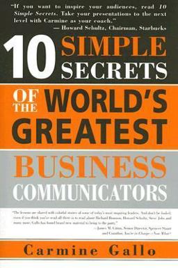 10 Simple Secrets of the World's Greatest Business Communicators  9781402206962 Front Cover
