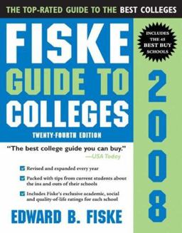 Fiske Guide to Colleges 2008  9781402208362 Front Cover
