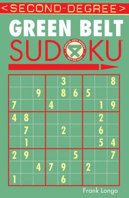 Second-Degree Green Belt Sudokuï¿½  9781402737152 Front Cover