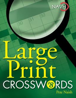 Large Print Crosswords #8  9781402744150 Front Cover