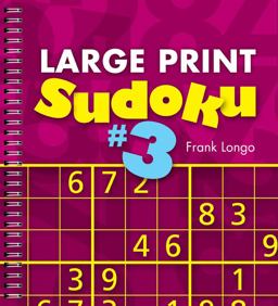 Large Print Sudoku #3  9781402797255 Front Cover