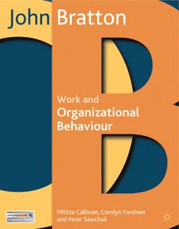 Work and Organizational Behaviour