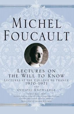Lectures on the Will to Know  9781403986566 Front Cover