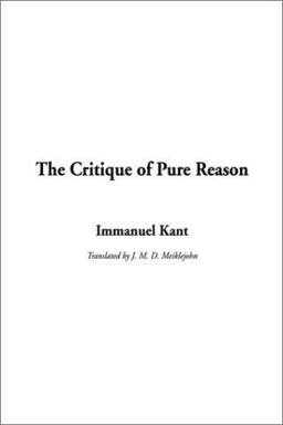 The Critique of Pure Reason