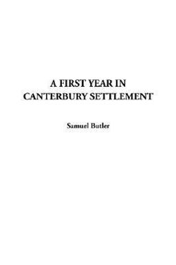 First Year in Canterbury Settlement