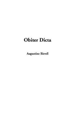 Obiter Dicta