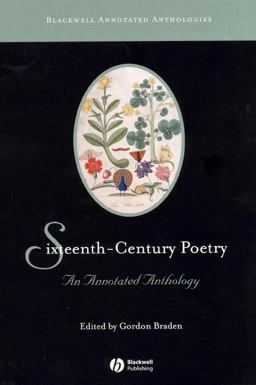 Sixteenth-Century Poetry An Annotated Anthology  9781405101165 Front Cover
