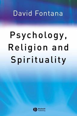 Psychology, Religion and Spirituality  9781405108065 Front Cover