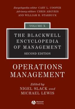 The Blackwell Encyclopedia of Management, Operations Management