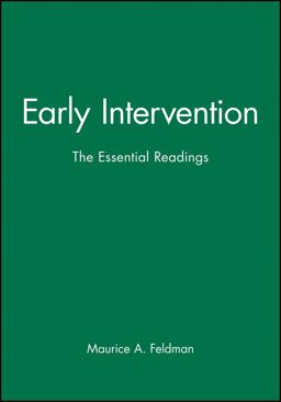Early Intervention The Essential Readings  9781405111683 Front Cover