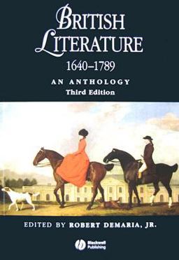 British Literature, 1640-1789 An Anthology 3rd 9781405119283 Front Cover