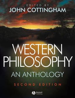 Western Philosophy An Anthology 2nd 9781405124782 Front Cover