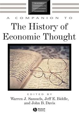 Companion to the History of Economic Thought  9781405134590 Front Cover