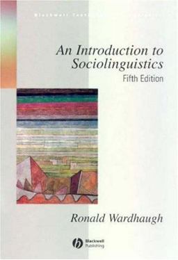 Introduction to Sociolinguistics 5th 9781405135597 Front Cover