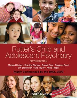 Rutter's Child and Adolescent Psychiatry 5th 9781405145930 Front Cover