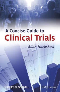 Concise Guide to Clinical Trials  9781405167741 Front Cover