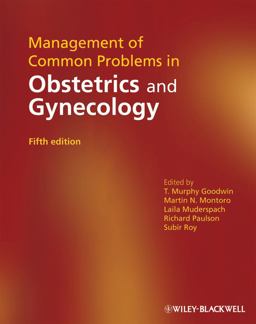 Management of Common Problems in Obstetrics and Gynecology 5th 9781405169165 Front Cover