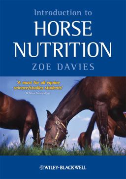 Introduction to Horse Nutrition  9781405169981 Front Cover