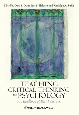 Teaching Critical Thinking in Psychology A Handbook of Best Practices  9781405174039 Front Cover