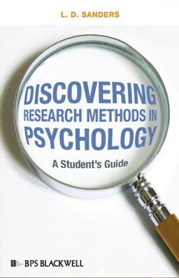 Discovering Research Methods in Psychology A Student's Guide  9781405175302 Front Cover