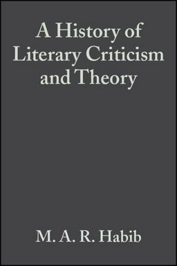 History of Literary Criticism From Plato to the Present  9781405176088 Front Cover