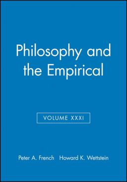 Philosophy and the Empirical, Volume XXXI