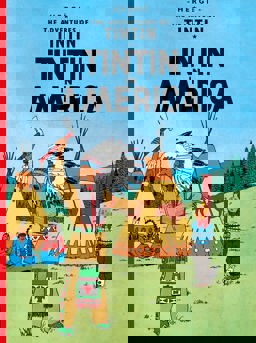 Tintin in America  9781405206143 Front Cover